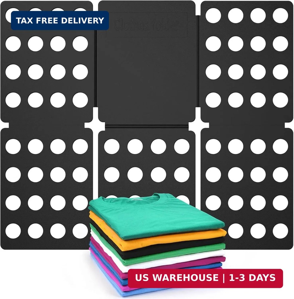 Shirt Folder Board Mini Clothes Folding Board Durable Plastic T-Shirt Folder Eas