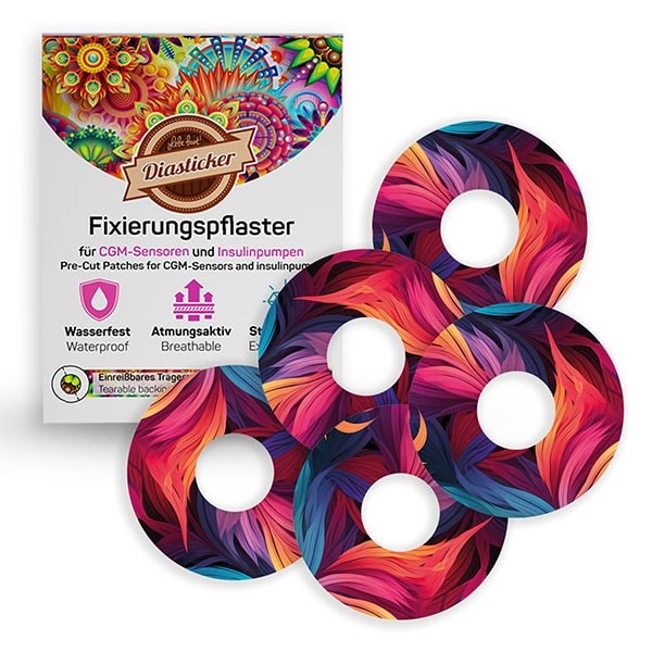 FreeStyle Libre 3 Patches - Feathers l Diasticker®