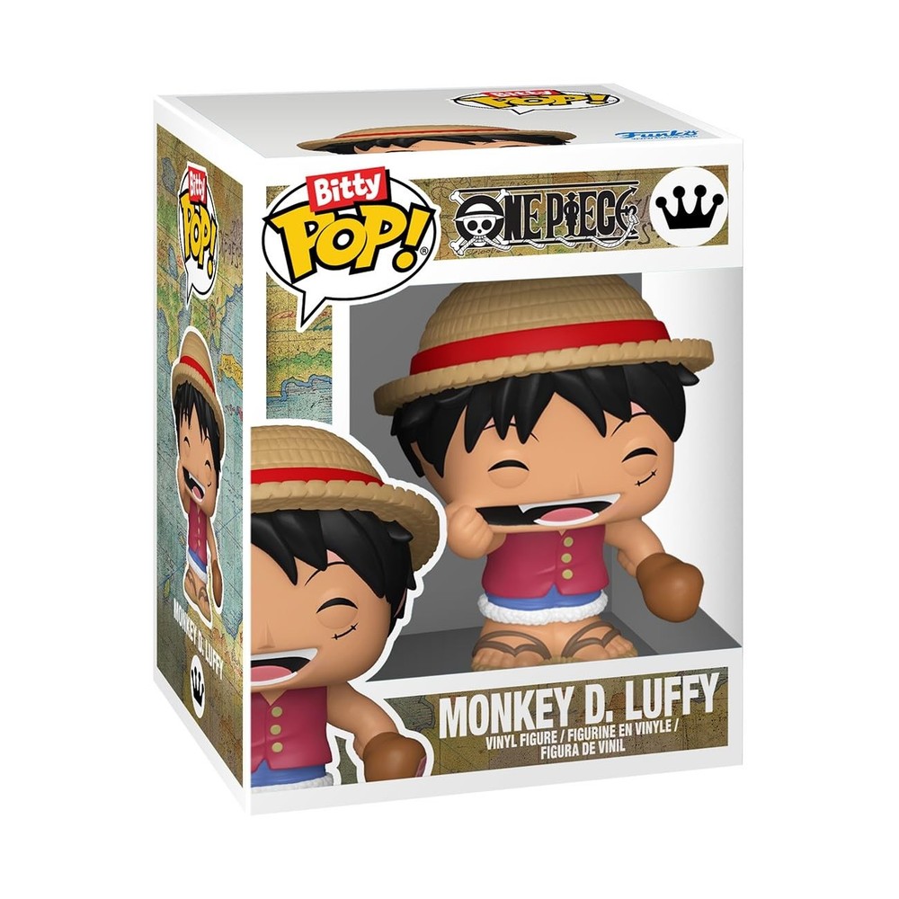 Funko Bitty Pop! One Piece - Monkey D. Luffy, Roronoa 0.9 inches, Multicolor