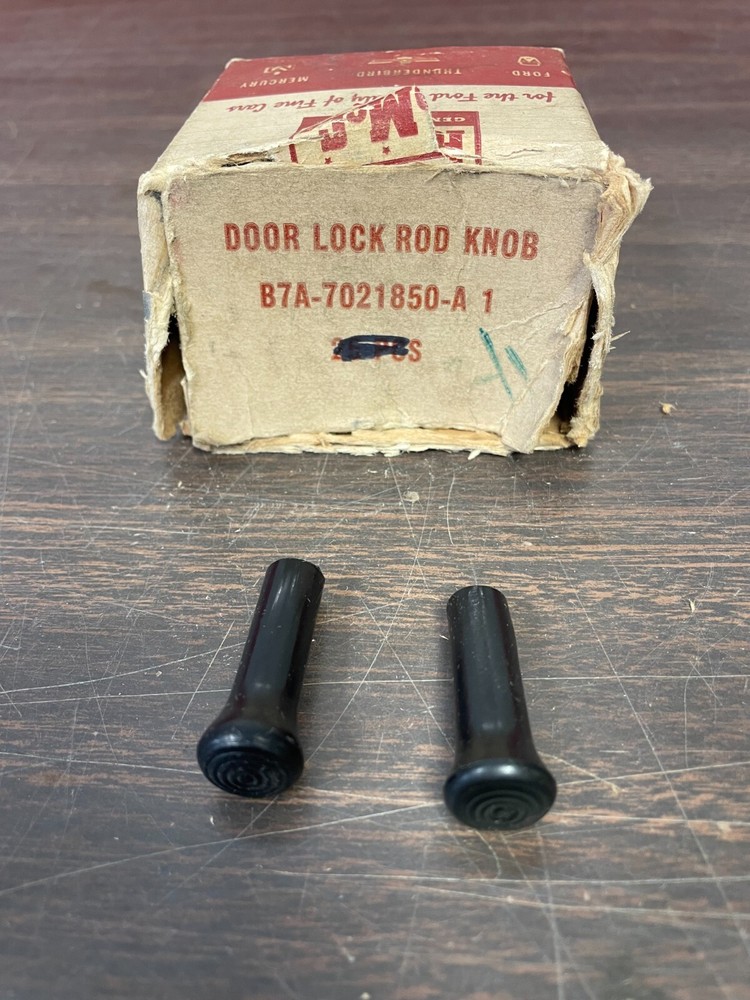 1957 1958 FORD CAR INTERIOR DOOR LOCK UNLOCK KNOBS NOS 225