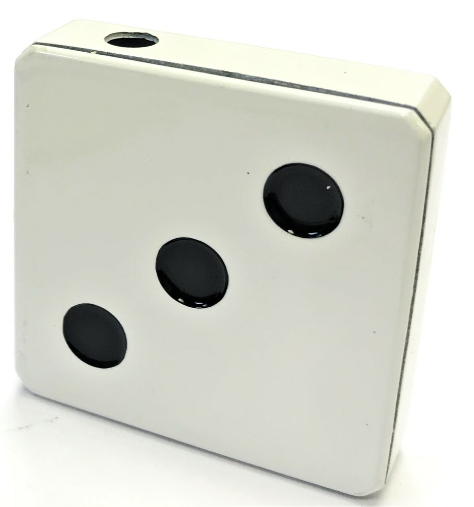 Eclipse Novelty Collectible Slide Dice Refillable Lighter, Assorted Styles, 1636