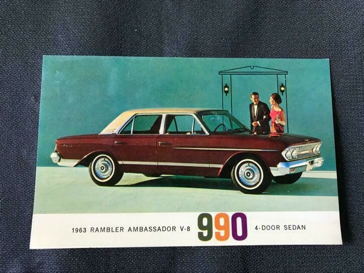 Auto Advertising, Rambler Auto Postcards