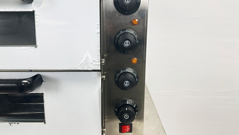 Commercial Electric Double Deck Pizza Oven 3000 W
