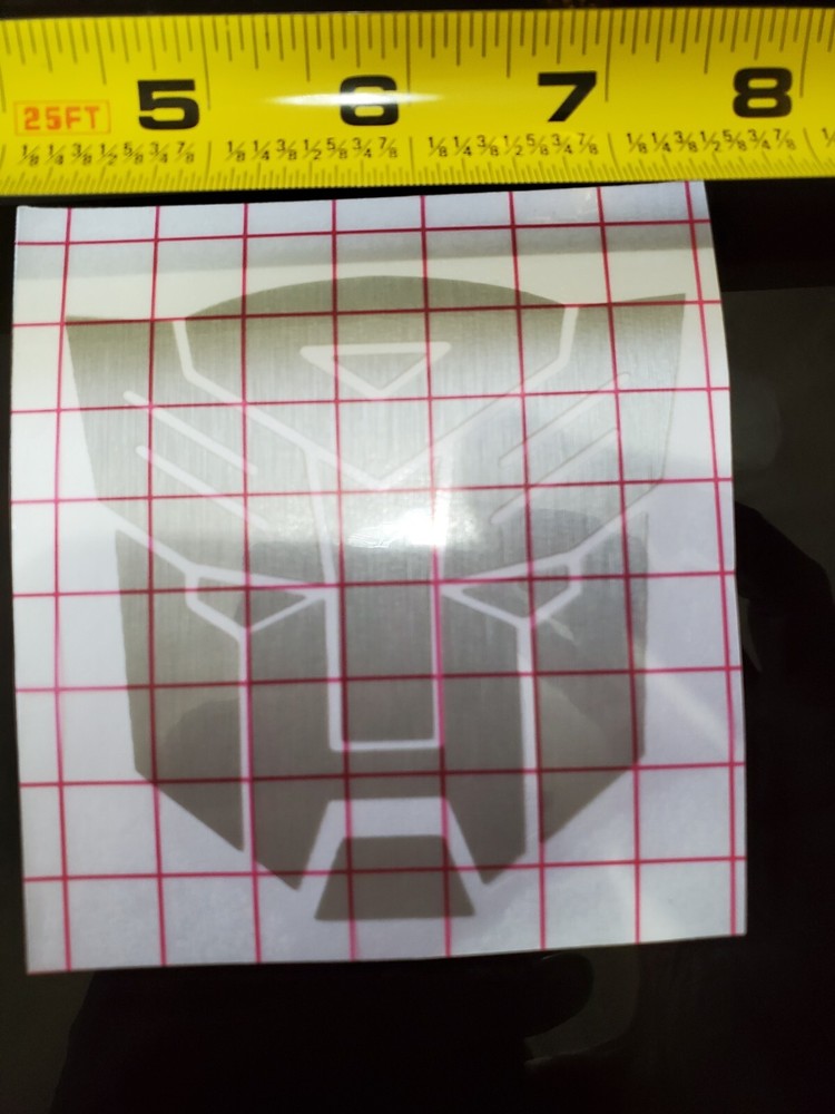 Transformers auto bot Decepdacon decal