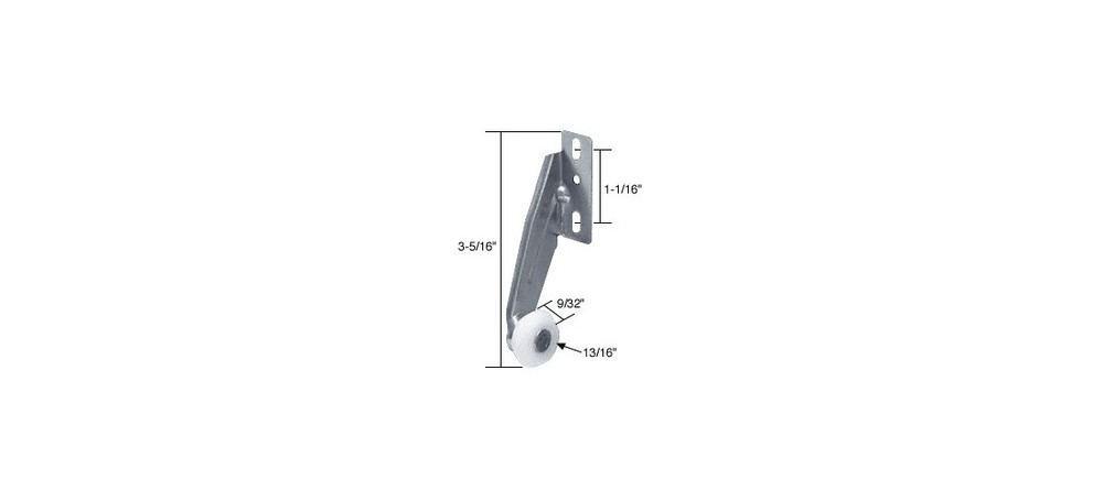CRL R7148 Left Hand Drawer Track Roller