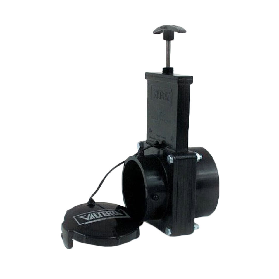 Valterra T50 RV 3" Bayonet x 3" Hub Waste Valve Assembly with Cap Free Shipping!