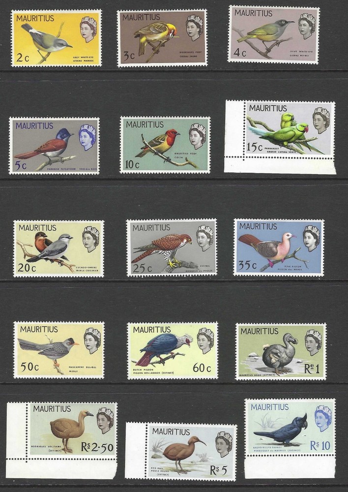 Mauritius, 1966, Scott #276-290, Mint, Hinged