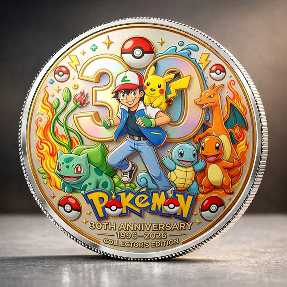Pokemon 30th Anniversary Commemorative Coin
