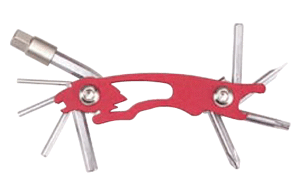 BIKE BICYCLE MULTI 10 FUNCTION HOUSING(Alu.)TOOL W/TORX
