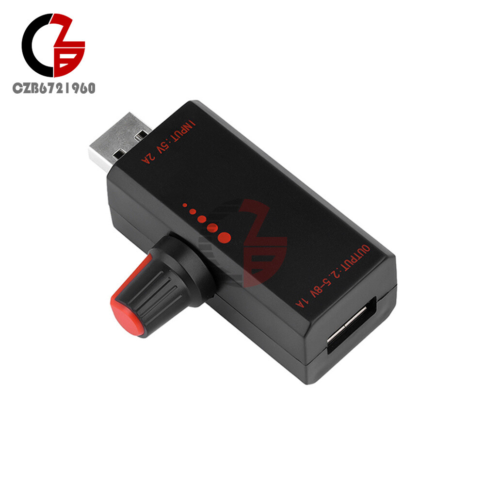 5W DC5V 2A Fan Controller Stepless Speed Control w/ Switch USB Protection Type-C