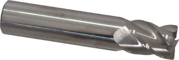 Accupro 1/2" Diam 4 Flute Single End Solid Carbide 0.02" Corner Radius End Mi...