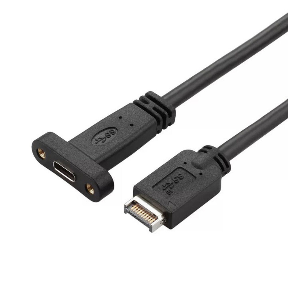 USB 3.1 Front Panel Header ASUS Z270 z370 to USB-C Type-C Female Extension Cable
