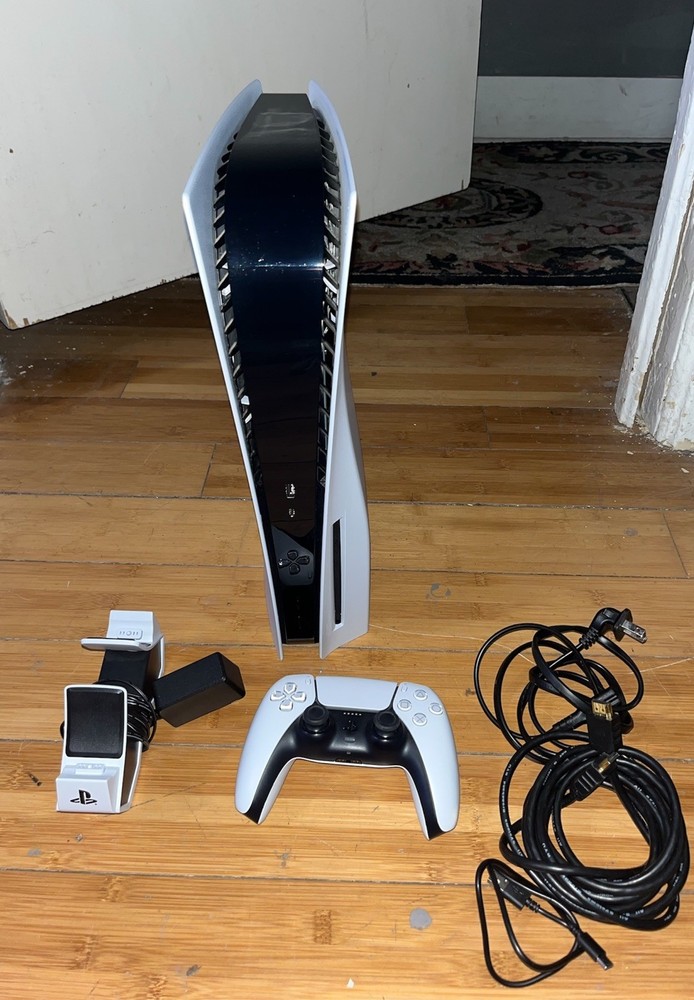 Sony PS5 Disc Console Bundle Controller Dock Remote Cables Tested