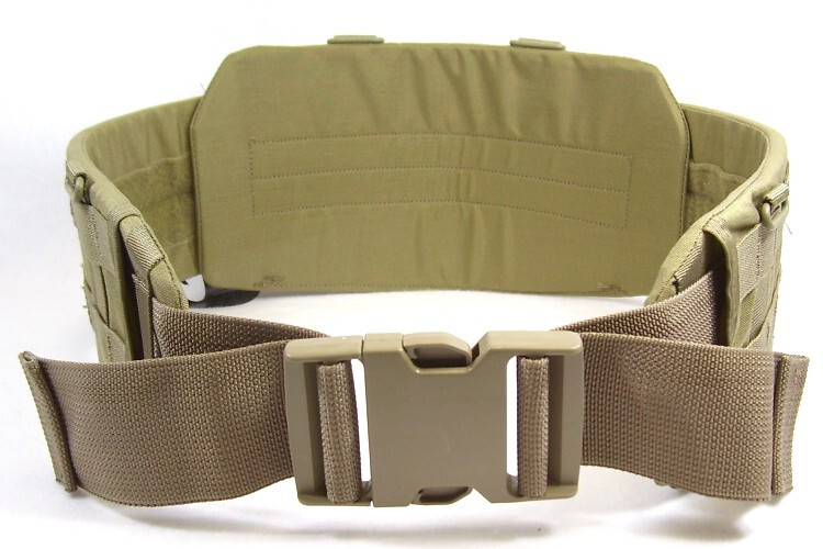 BAE ECLiPSE MOLLE Padded Load Bearing Equipment Belt SMALL/MEDIUM - khaki