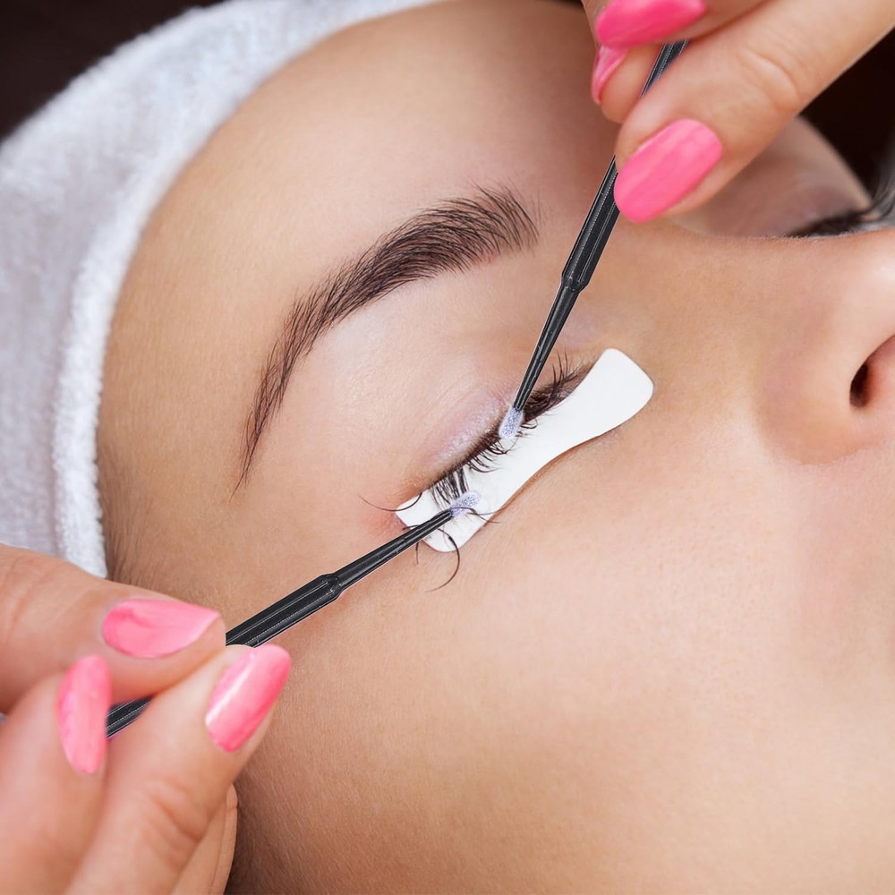 400 Pcs Micro Applicator Brushes,JASSINS Microswabs for eyelash extensions,Di...