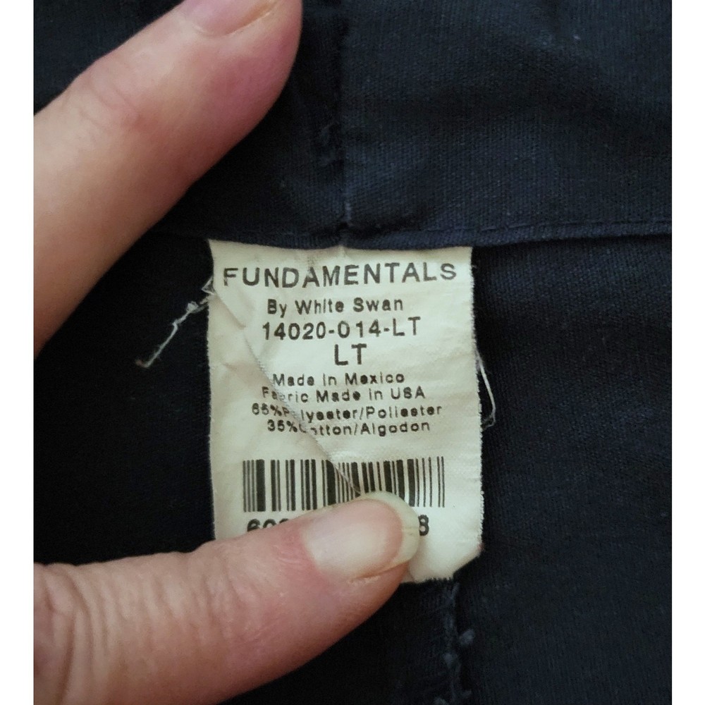 Unisex Fundamental Top & Bottom Scrubs dark blue