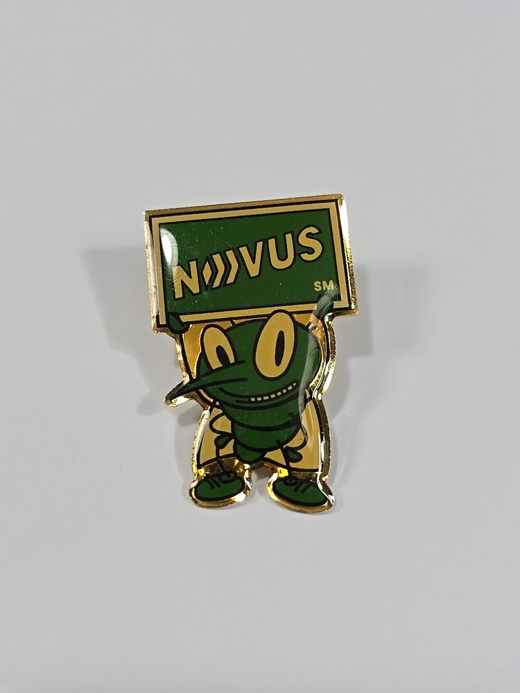 Novus Green Bug Lapel Pin