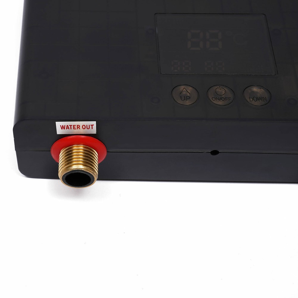 110V Instant Electric Tankless Hot Water Heater Shower Boiler Kitchen Bathroom