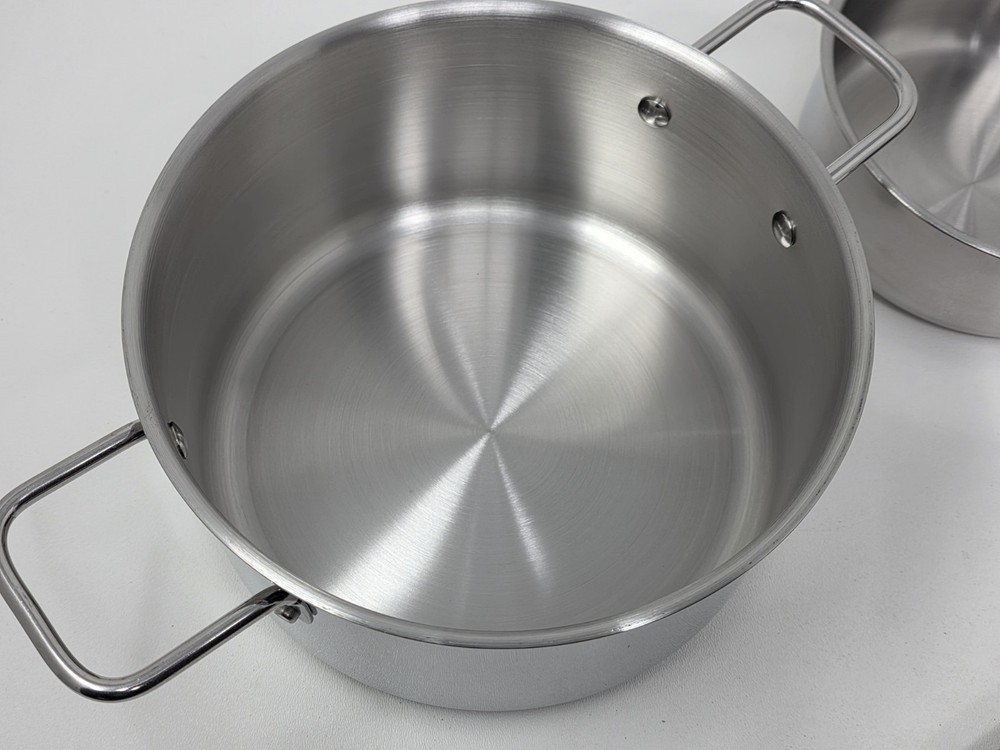 Arch Studio 5-Pc. Stainless Steel Cookware Silver