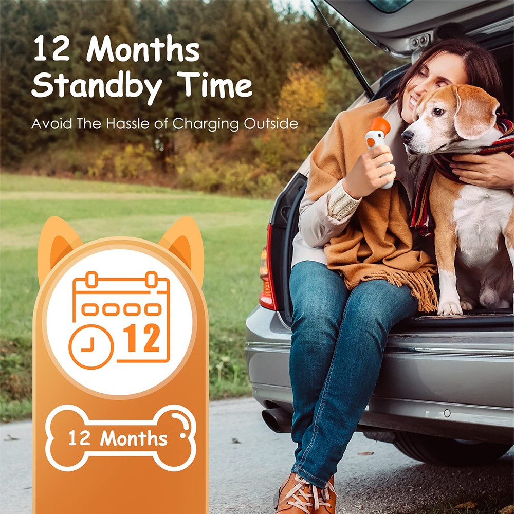 Ultra Sonic Dog Bark Control Repeller Trainer Device with LED Light for Training