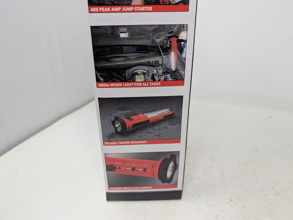 NEW Clore Jump Light N Carry 12V Multifunction Powerlight Jumpstarter (CS)