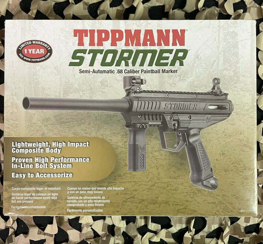 NEW Tippmann Stormer Basic Paintball Gun - Black
