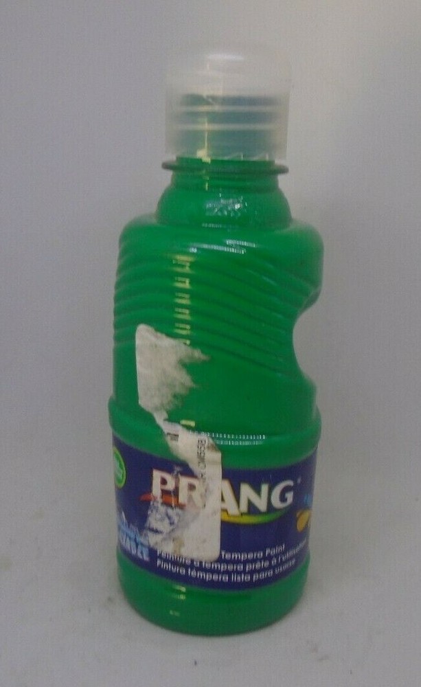prang 8oz paint green washable