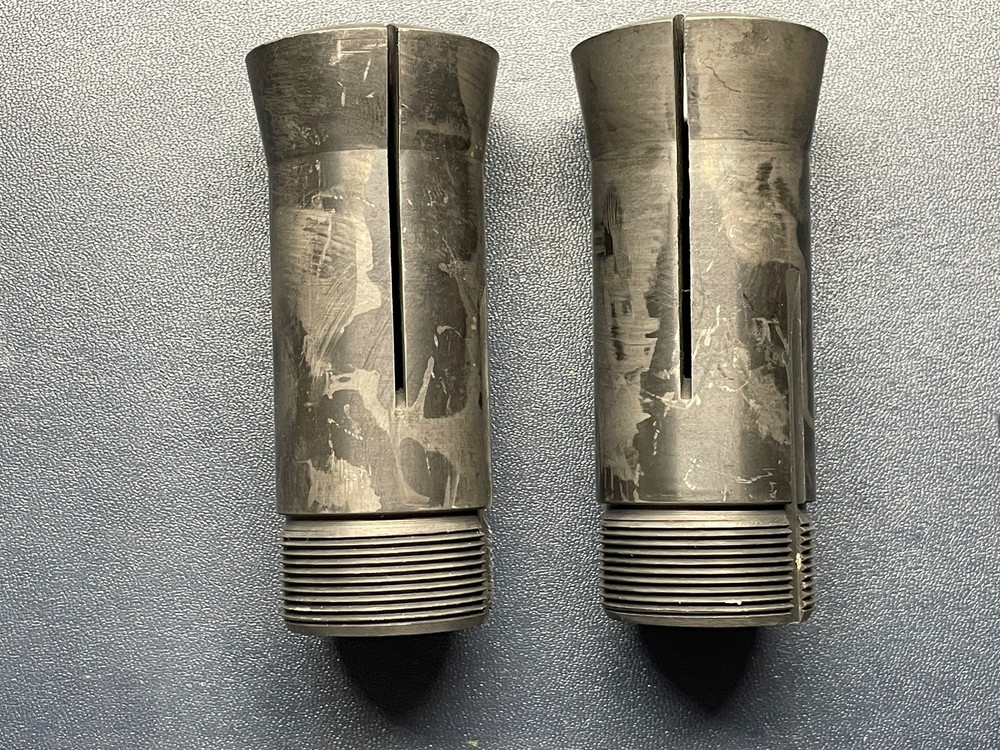 UNBRANDED 5C Round Collet, (1) 3/8 & (1) 11/16 Internal External Thread