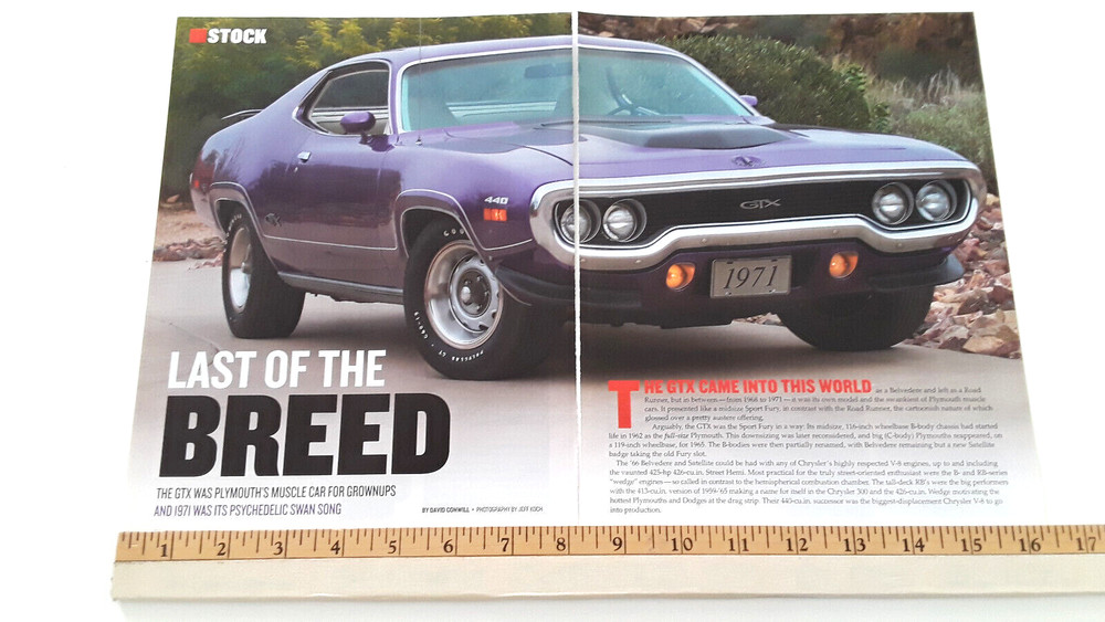 1971 PLYMOUTH GTX ORIGINAL 2022 ARTICLE