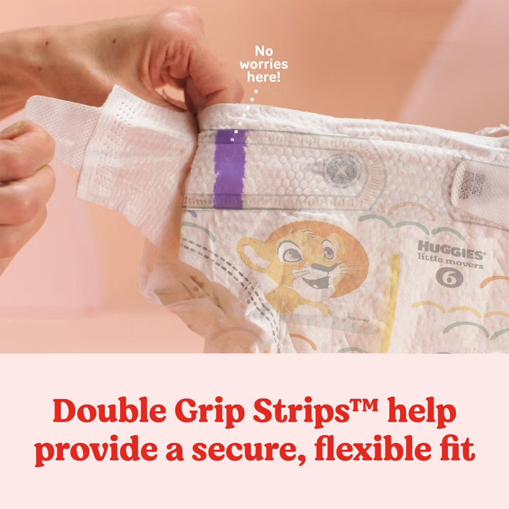 Huggies Little Movers Disposable Diapers - Econ+ Pack - Size 5 -