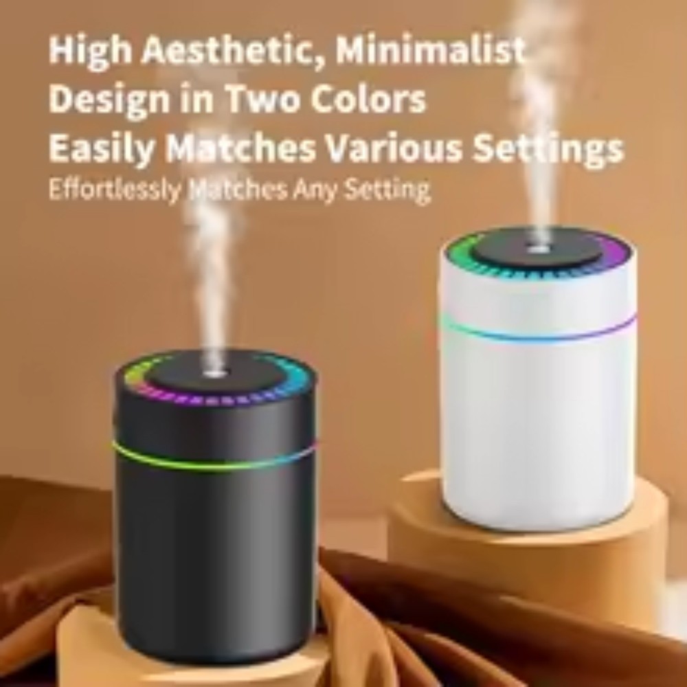 Mini Car Aroma Diffuser Humidifier Air Purifier Essential Oil Diffuser, USB