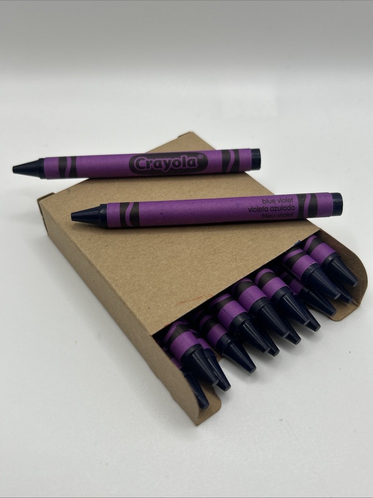(16) Crayola Crayons (blue violet) BULK