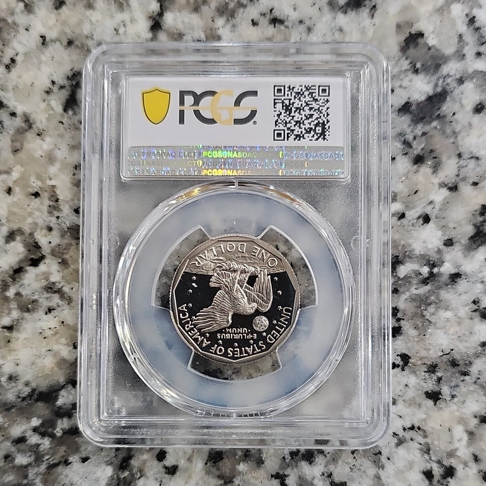 1981-S Susan B Anthony $1 Proof Coin PCGS PR69DCAM Type 1 San Francisco