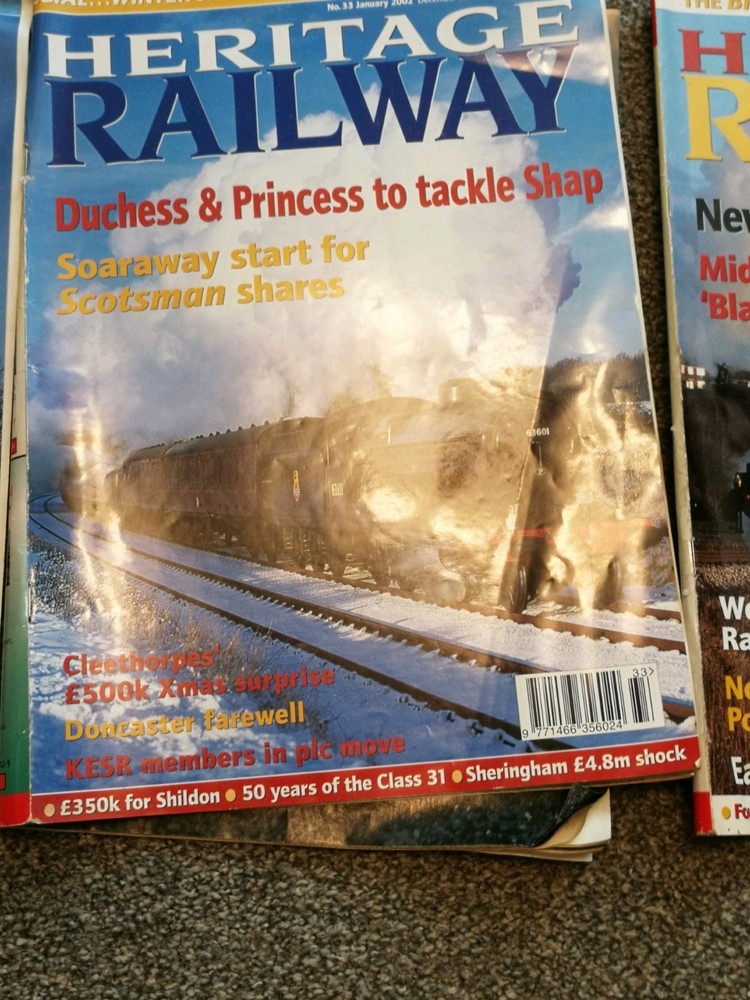Heritage Railway magazine - 12 copies 2003