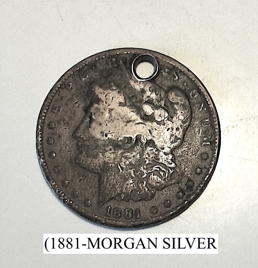 1881 MORGAN SILVER DOLLAR 90% SILVER