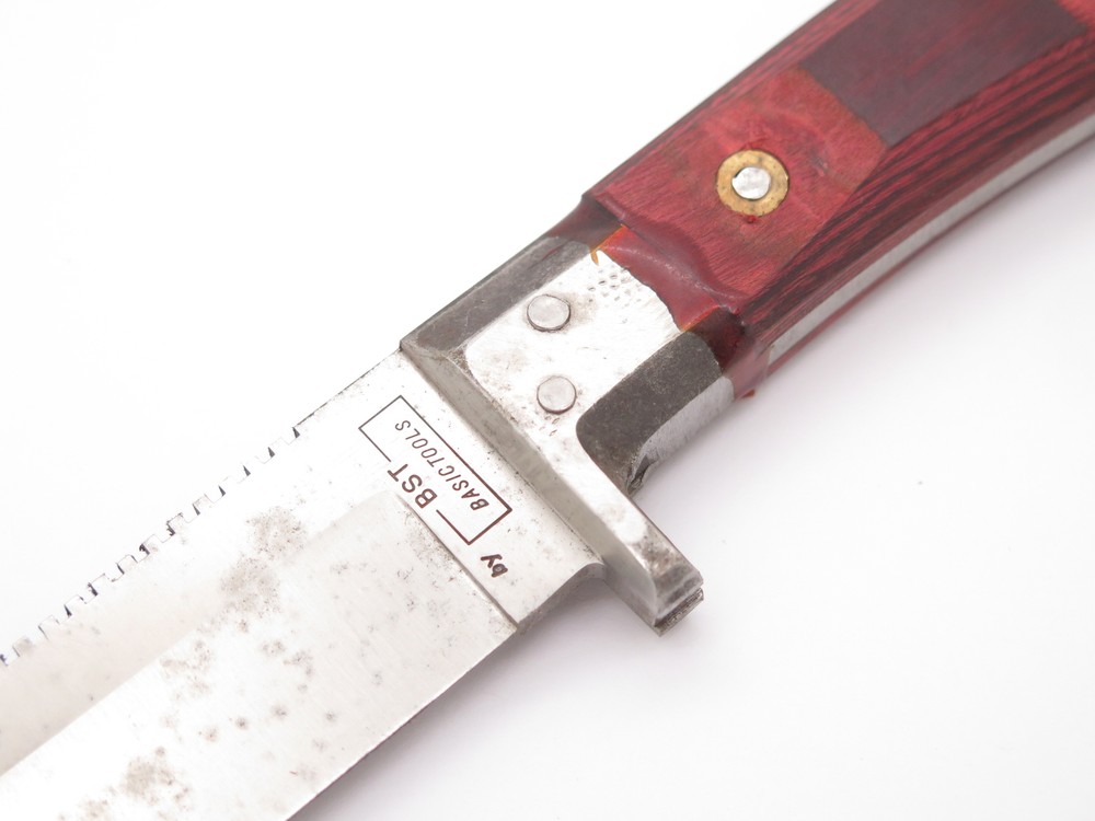 Vintage '80s BST Basic Tool Nakamura Seki Japan Knife Making Hunting Fixed Blade