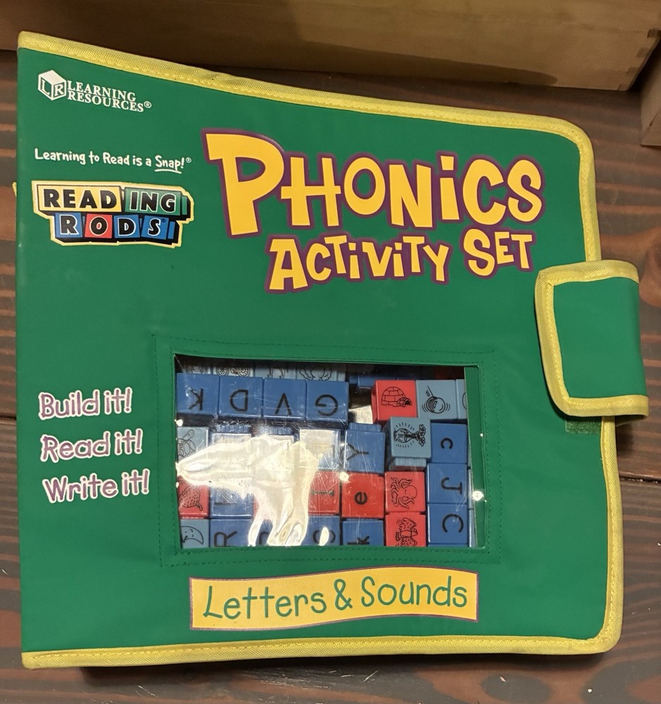 Learning Resources Reading Rods Phonics Activity Set Letters & Sounds 2003