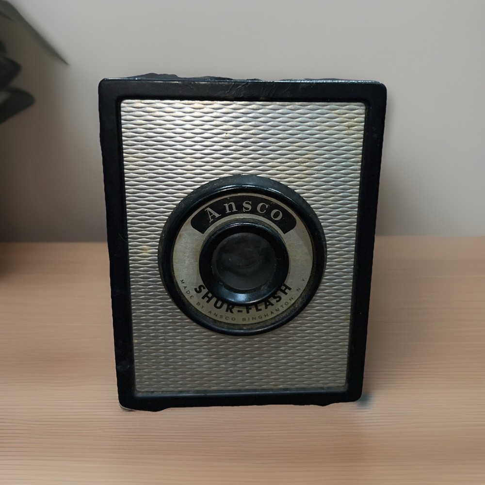 Vintage Ansco Shur-Flash Box Camera - Untested