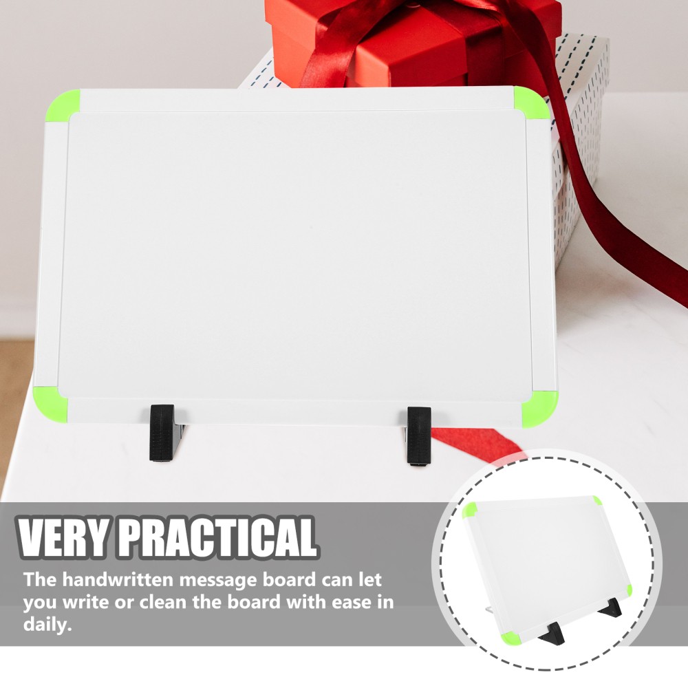 Dry Erase Boards White for Desktop Double-sided Whiteboard Small