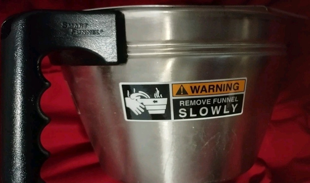 BUNN Coffee Replacement Splashguard SmartBrewer Funnel Basket Filter Stainles9"