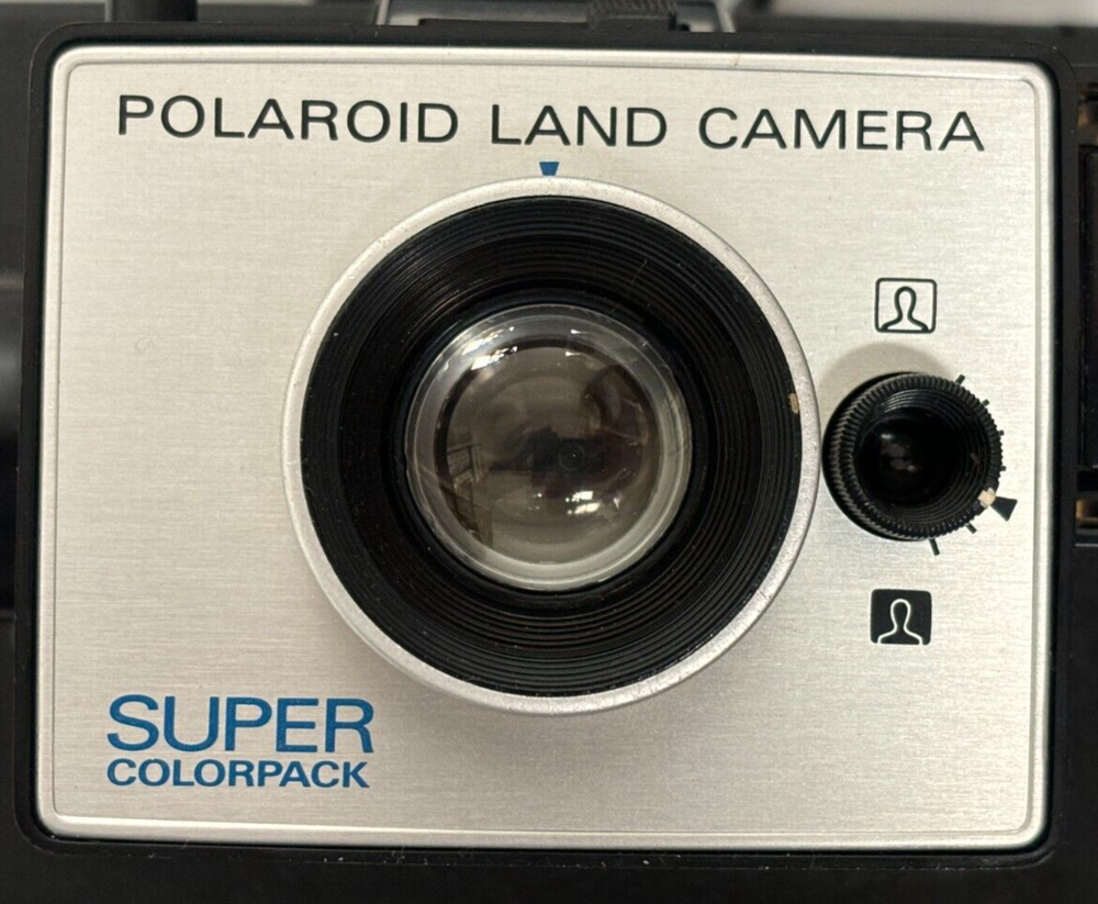 Polaroid Land Camera Super Colorpack - W/ Case, Documents, and Flashcubes