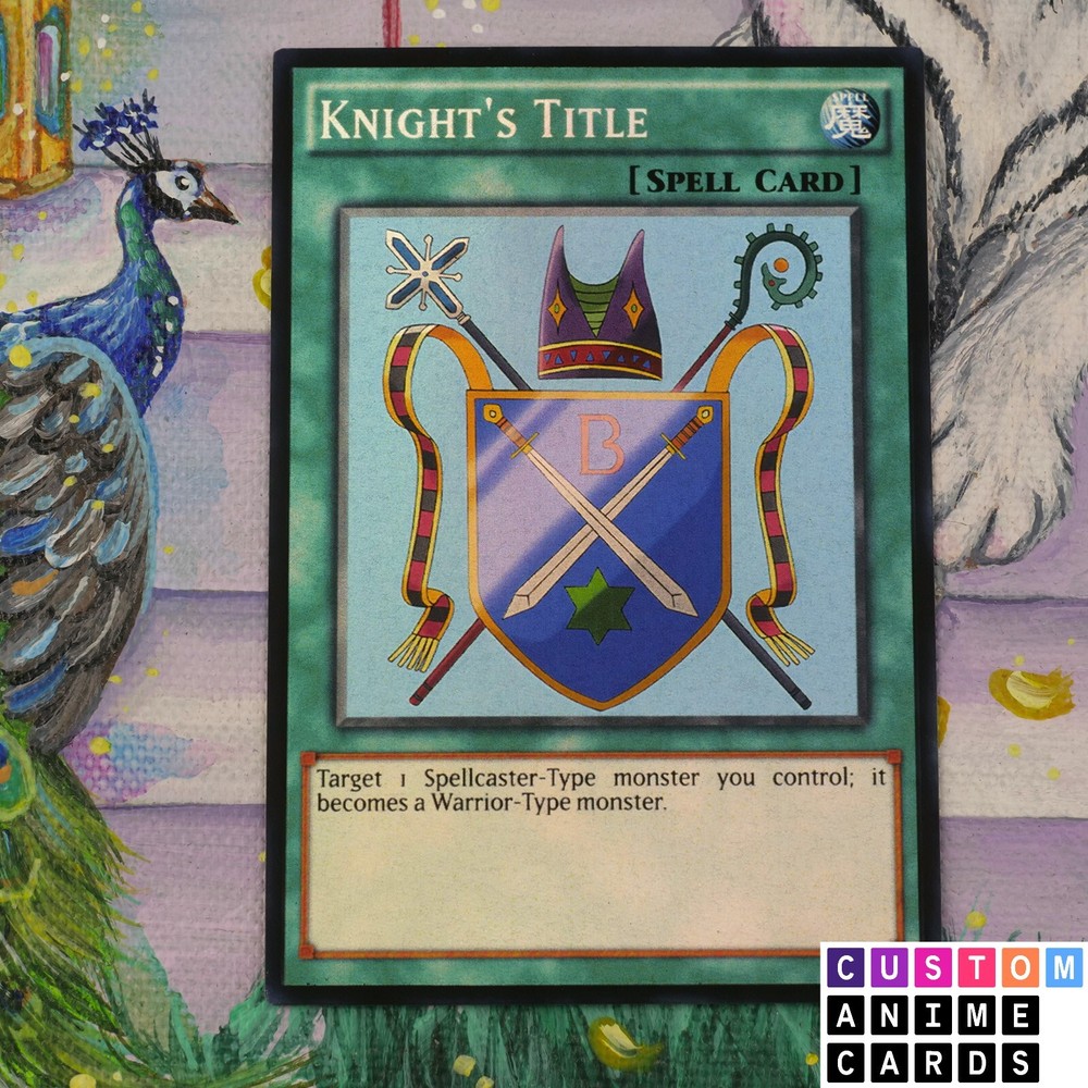 Knight's Title ANIME EFFECT HOLO card