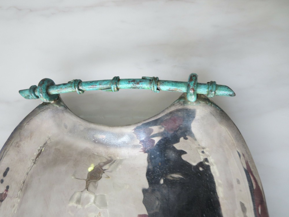 Rare EMILIA LOS CASTILLO SILVERPLATE TRAY SIGNED