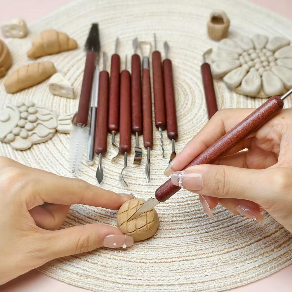 11PCS Clay Sculpting Tools Kit, Polymer Clay Tools for Pottery