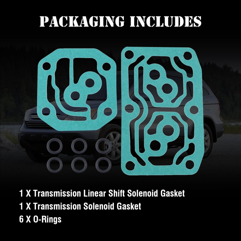 Automatic Transmission Linear Solenoid Gasket Seal with O-Ring Kit...