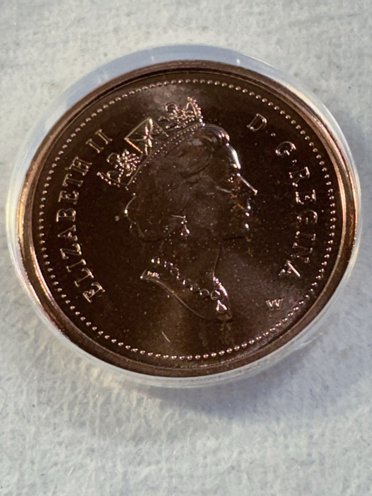2000-W Canada 1 Cent Graded MS 68 RD by ANACS
