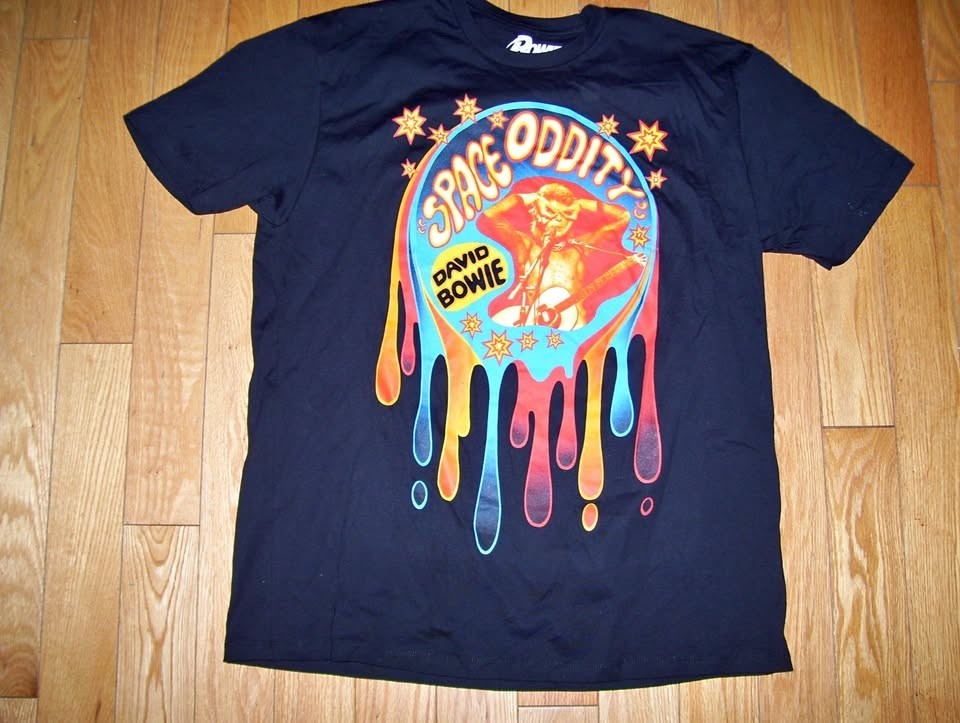 David Bowie Space Oddity Tee Shirt Size XL