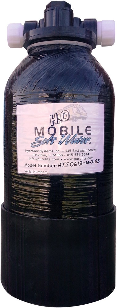 Mobile Soft Water Portable Manual Softener 3.2Kgr Shorty-RV & Other Tight Uses