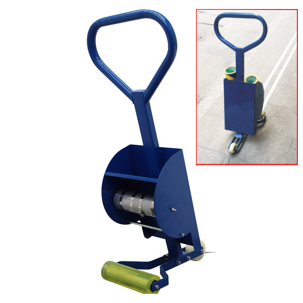 Road Surface Texturing Marking Machine with Reference Pointer Rubber Roller
