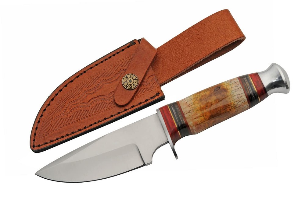 New Pakistan Cave Bone Hunter Fixed Blade Knife 203490